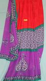 Georgette Cocktail Printed Party Wear Saree 