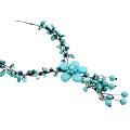 Gorgeous Turquoise Floral Elegant Necklace