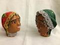 Handcrafted Terracotta Figurine of Traditional Indian Village Women