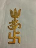 Brass / Copper OM, Swastika & Trishul Symbol