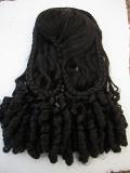 Elegant Curly 100% Human Hair Flip In Hair Extension Wig
