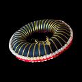 Gold Lace and Pearl Hair Donut Ring Gold Lace and Pearl Hair Donut Ring
