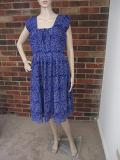 Traditional Design Blue Bandhani Dress