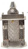Silver Carving Home / Office / Car Pooja Mandir - 6" X 5" X 10" (Small) Silver Carving Home / Office / Car Pooja Mandir - 6" X 5" X 10" (Small)