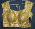 Bride’s Trousseau Wedding Party Gold Blouse for Saree (L) #7797