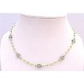 Girls Return Gift Necklace Grey Pipe White Grey Flower Dollar Necklace 