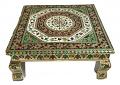 Premium Quality Meenakari Navrang Pattern Puja Bajot / Chowki / Table Premium Quality Meenakari Navrang Pattern Puja Bajot / Chowki / Table