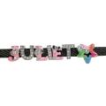 Inexpensive multicolor Name w/ Charm Star Bracelet
