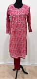 Traditional Red Bandhani Print Kurti with Leggings (L) Traditional Red Bandhani Print Kurti with Leggings (L)