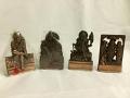 Car Decor, Antique Carved Metal Hindu God Statues Car Decor, Antique Carved Metal Hindu God Statues