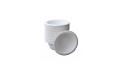Eco-Friendly 6 oz Round Regular katori Biodegradable White Bowls - 100 Pack