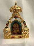 Colorful Golden Metal Lord Ganesha Statue for Mandir Colorful Golden Metal Lord Ganesha Statue for Mandir