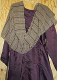 Brown Silk Salwar Kameez Dupatta Suit Large Size #7455