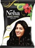 Neha Herbal Hair Henna Color Black 20gm Neha Herbal Hair Henna Color Black 20gm