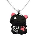 Smart Cunning Cat Pendant Very Naughty Stylish Cat Pendant Necklace 