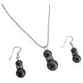 Affordable Low Priced Gift Dark Grey Pearls Jewelry