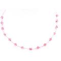 Multicolored Grey / White Flower Beads Necklace for Girls Multicolored Grey / White Flower Beads Necklace for Girls