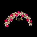 Gold and Red Paper Flower Veni Gold and Red Paper Flower Veni
