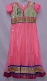 Pink Net Stunning  Anarkali Salwar Kameez Dupatta Dress (S) #5230