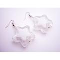 Star Shape Earrings Clear Acrylic Bead Earrings Birthday Return Gift 