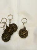 OM Symbol Key Chain with Gayatri Mantra OM Symbol Key Chain with Gayatri Mantra