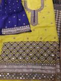 Yellow Blue Handwork Boutique Suit (Unstitched) Yellow Blue Handwork Boutique Suit (Unstitched)