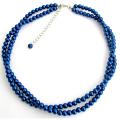 Pleasing Nite Blue Pearls Necklace for Prom / Wedding Pleasing Nite Blue Pearls Necklace for Prom / Wedding