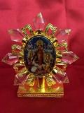 Ganesh, Lakshmi & Saraswati Gold Embellished Photo Frame Ganesh, Lakshmi & Saraswati Gold Embellished Photo Frame