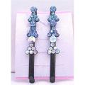 Aquamarine Sapphire Crystals Hair Black Pin Clip Crystals Hair Pin Aquamarine Sapphire Crystals Hair Black Pin Clip Crystals Hair Pin