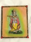 Colorful Terracotta Shree Krishna Picture Frame