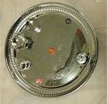 Stainless Steel Engraved Puja Thali 10" Stainless Steel Engraved Puja Thali 10"