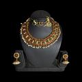Traditional Heavy Kemp Sone Necklace Set 