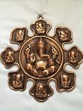 Antique Copper Ganesha Wall Hanging Antique Copper Ganesha Wall Hanging