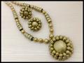 Antique Golden Handmade Terracotta Set with Big Studs