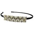 Cute Pageants Hairband Elegant Style with Pearls & Rhinestone 