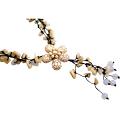 White Turquoise Stylish Flower Necklace White Turquoise Stylish Flower Necklace