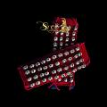 Red Velvet cloth rope Anklets Bells/Ghungroo w/ 4 Lines