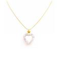 Affluent Jewelry Diamond Heart Pendant w/ Swiss Cubic Zircon Pendant Affluent Jewelry Diamond Heart Pendant w/ Swiss Cubic Zircon Pendant