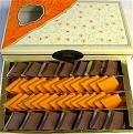 Holiday Gift Box with Chocolate & Almond Slices