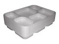 Disposable 6 compartments Party Tray/ Thali/ Plates - 25 Pack Disposable 6 compartments Party Tray/ Thali/ Plates - 25 Pack