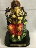 Decorative Wooden Ganesha Statue \w Flute Decorative Wooden Ganesha Statue \w Flute